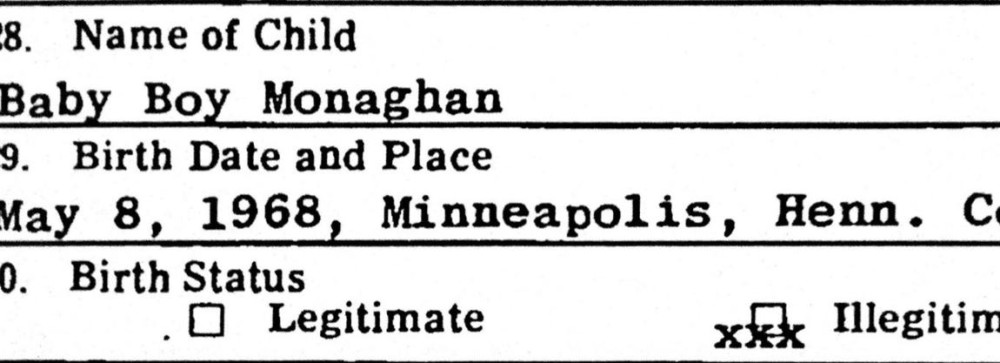 Baby Boy Monaghan