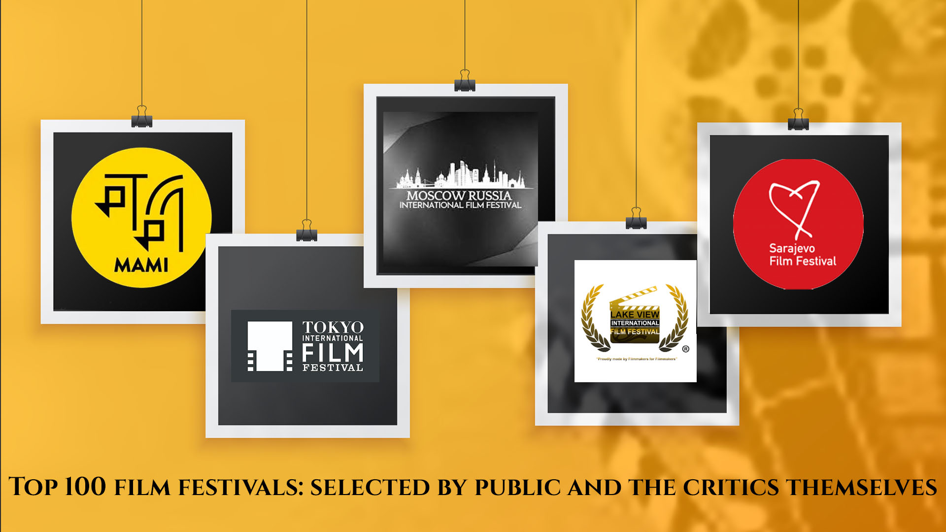 Top 100 film festivals: selected by public and the critics themselves