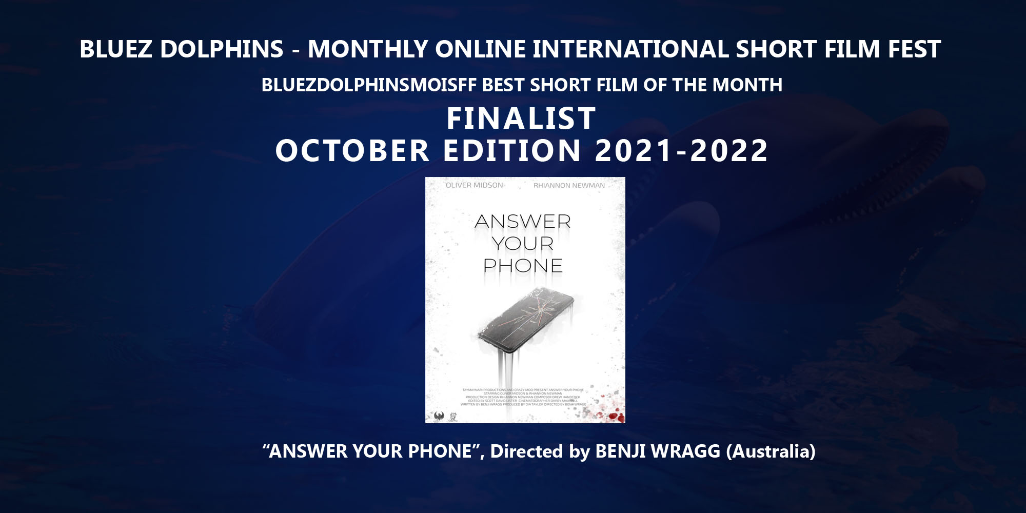Award Winner October 2021