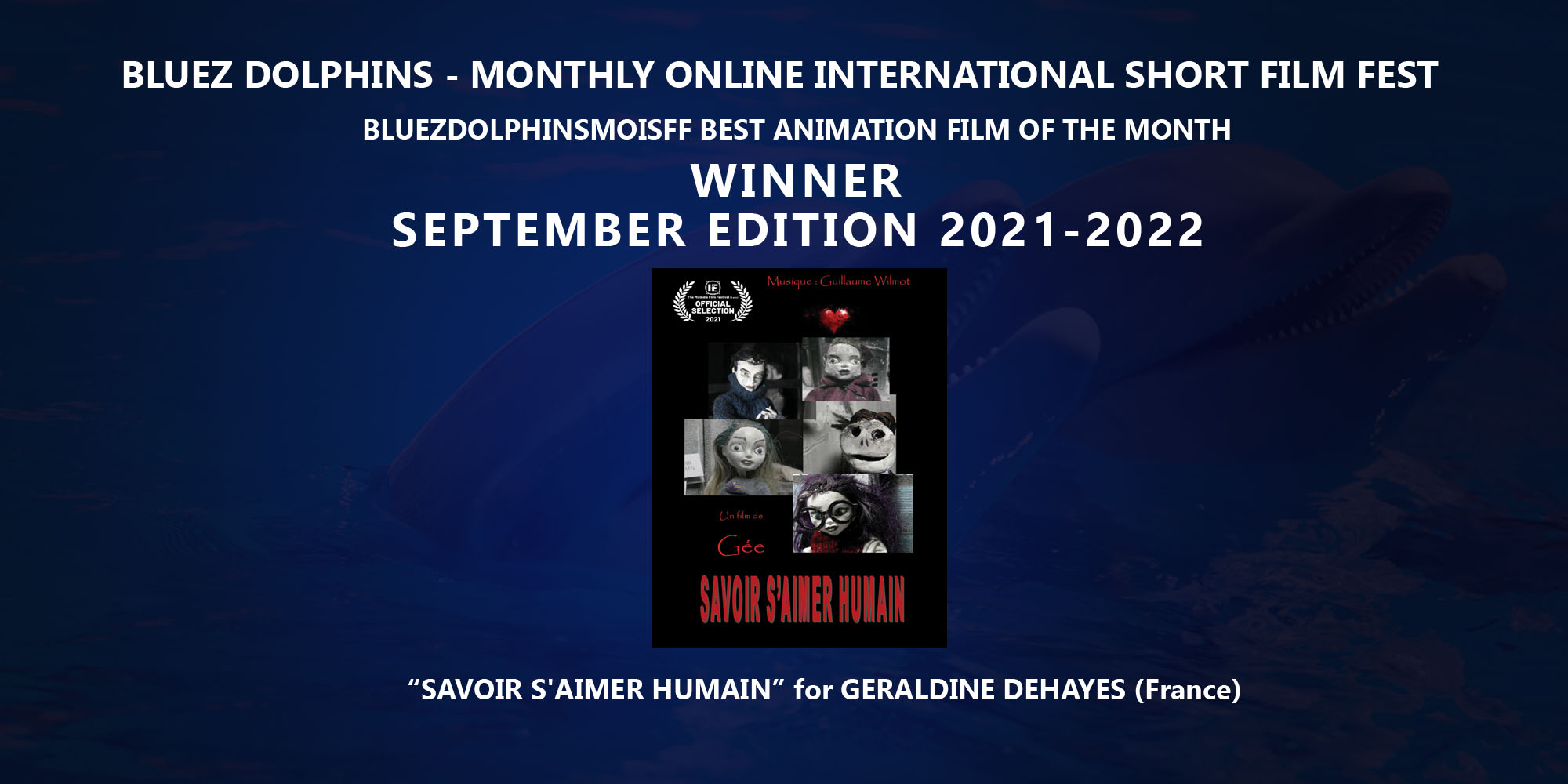 Award Winner September 2021