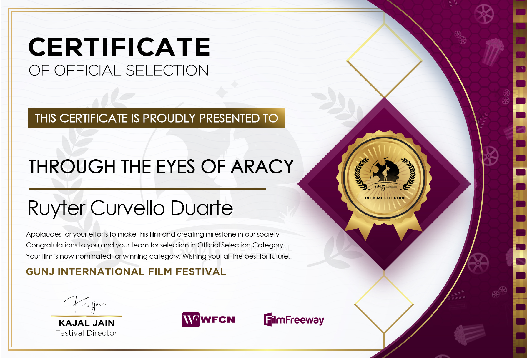 CERTIFICATES
